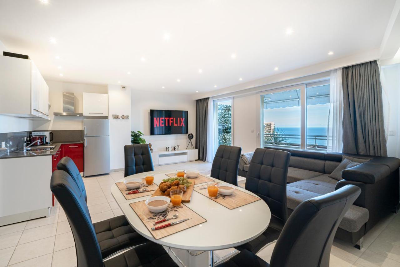 Frontiere Monaco, Terrasse, Vue Mer, Parking - Ab Beausoleil Εξωτερικό φωτογραφία